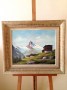 Óleo original sobre lienzo pintado y firmado por A. Müller